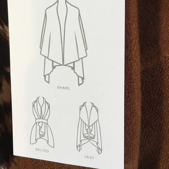 NWT Oversized Sweater Cardigan Vest Loose Slouchy - Picture 8 of 9